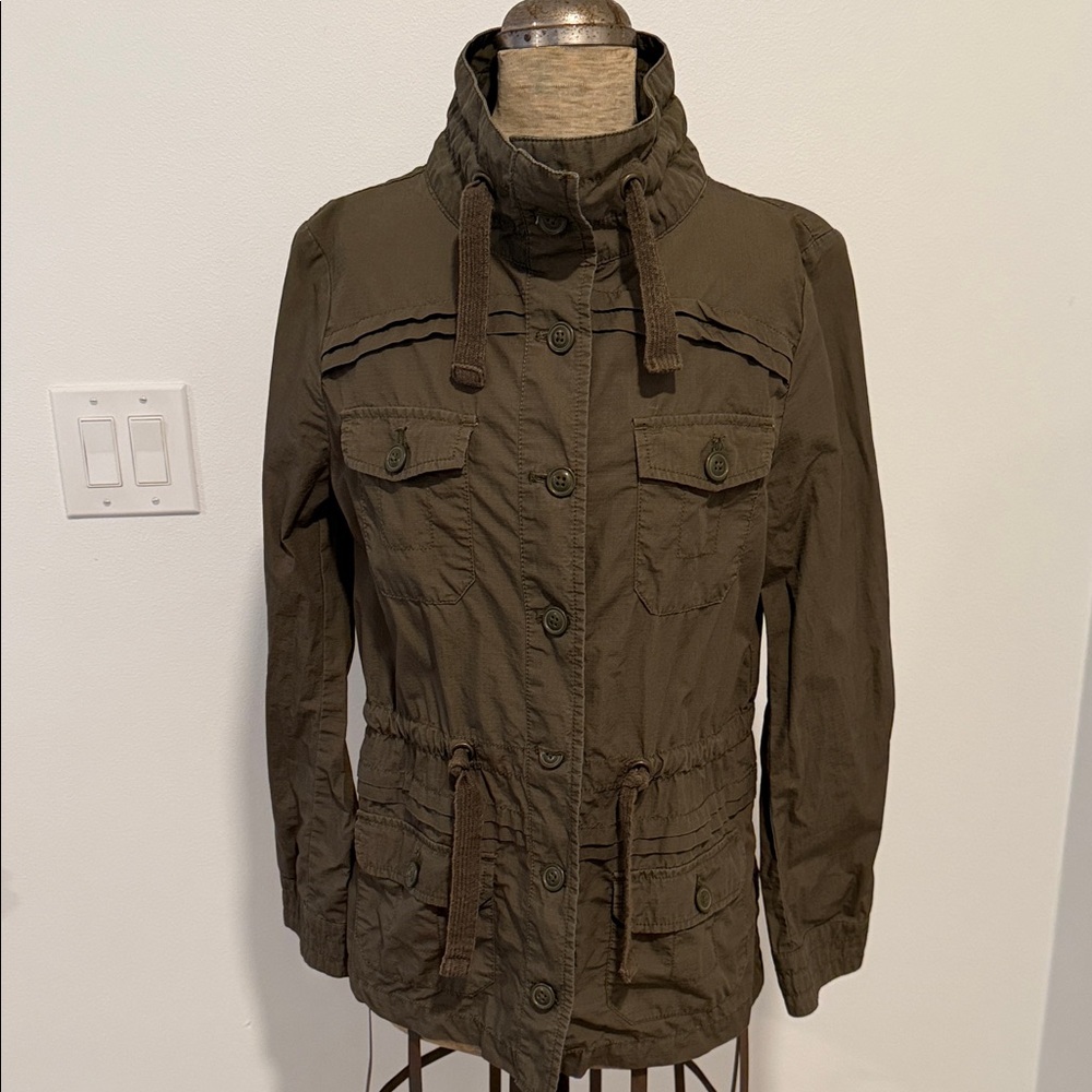 Banana Republic Women's Army Green/Olive Utility Jacket Women’s - Size XS